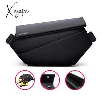 Xajzpa - Men’s Crossbody Bag Commuter Fashion Hot Sale Oxford Waterproof Simple Black